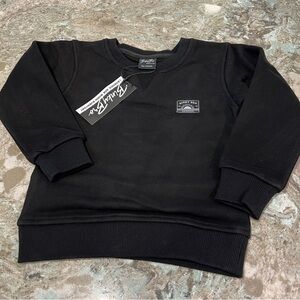 BinkyBro The Canyons Crewneck Sweater Black 18-24M